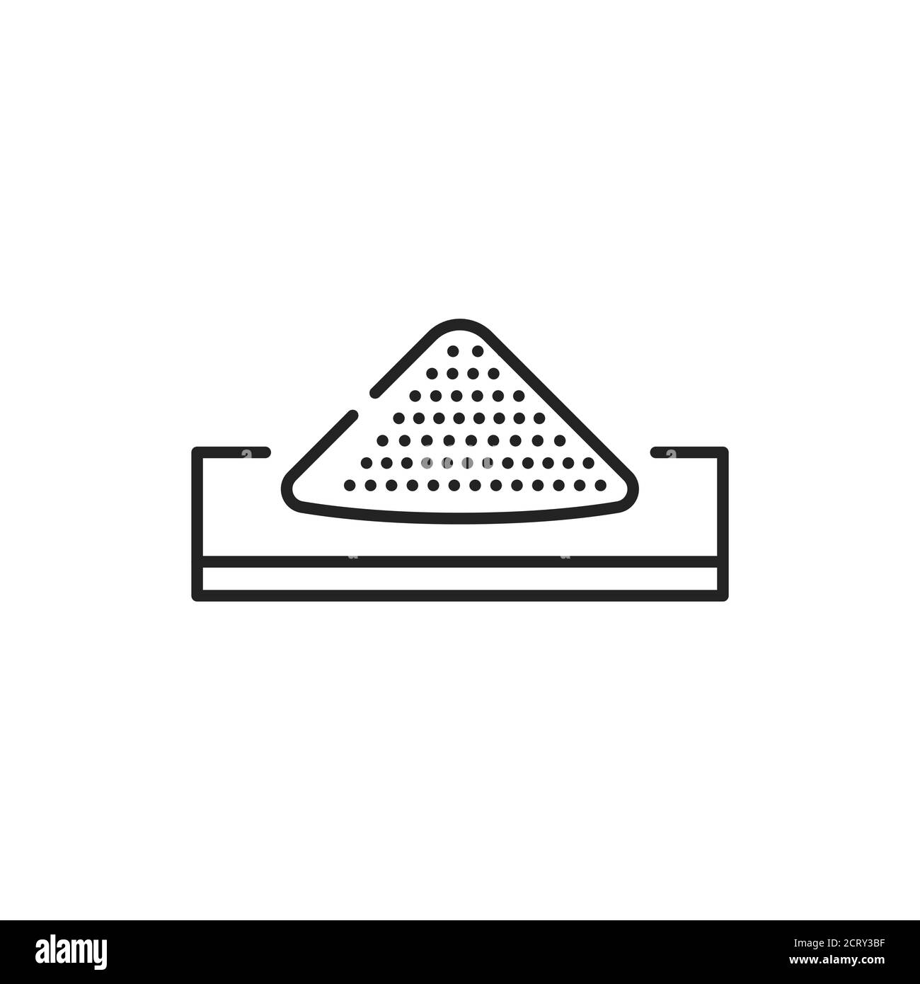 Ligne de poudre de ginseng icône noire. Extrait de racine de ginseng coréen. Produit de supplément alimentaire. Inscrivez-vous pour accéder à la page Web, à l'application mobile, au bouton et au logo. Contour modifiable. Illustration de Vecteur