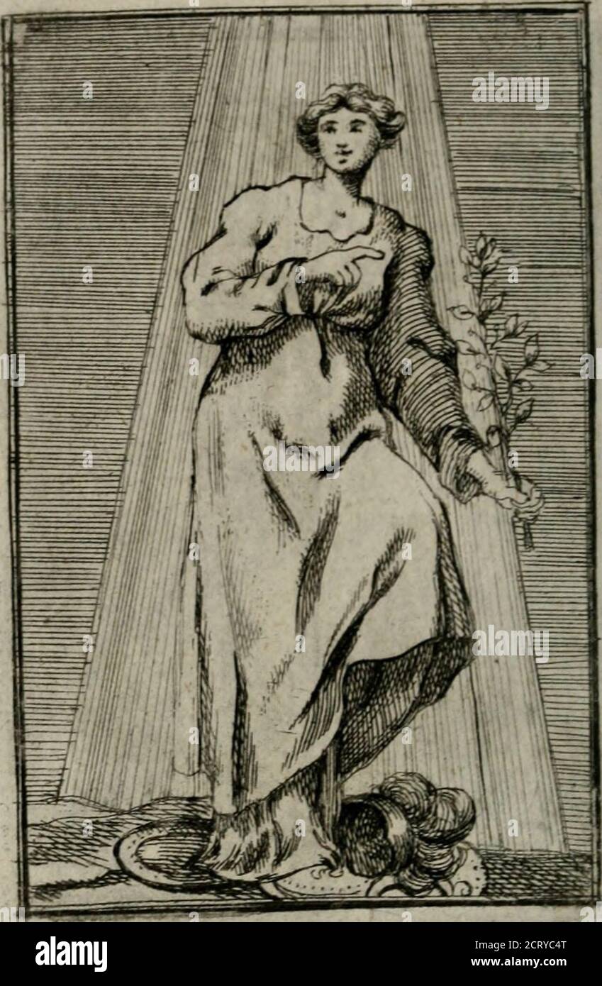 . Iconologie tirée de divers autres. Ouvrage utile aux gens de lettres, aux poëtes, aux artistes, et génerement à tous les amateurs des beaux-arts . 64 ICONOLOGIE. BÉATITUDE feptieme,^etteTeptieme, qui eft la vertu de la paix, foueaux tartes ua trophee darmes & tient eau branchedolivier. Jefus-chrift qui aime la paix et la Concorde, nomme enfants de Dieu, ces qui polices. JBeati paclfici: QuoniamfiUi Dei chvodbuntur* BEATI- waammfaamoBmmBBSsmsKBBSSBBgxi FRANÇOIS E. 1 65 Banque D'Images