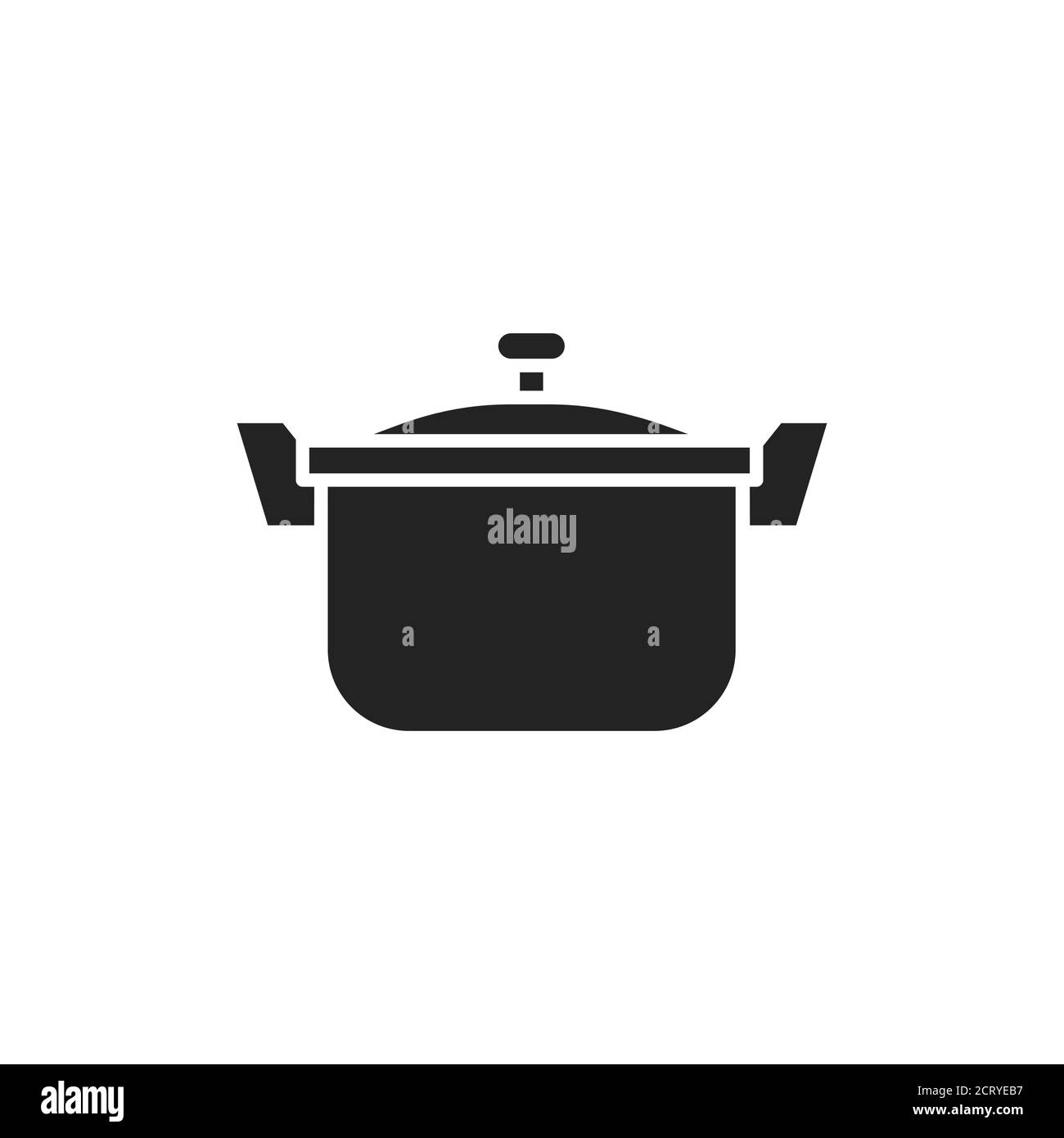 Casserole de ginseng soupe glyphe noir icône. Cuisine coréenne. Inscrivez-vous pour accéder à la page Web, à l'application mobile, au bouton et au logo. Illustration de Vecteur