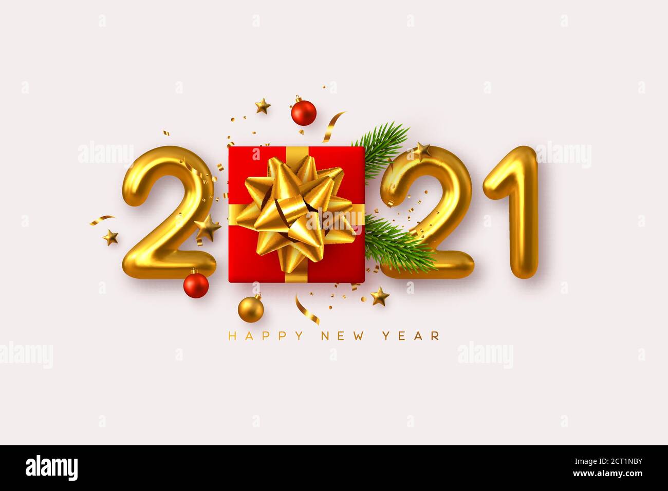 2021 bonne année. Illustration de Vecteur