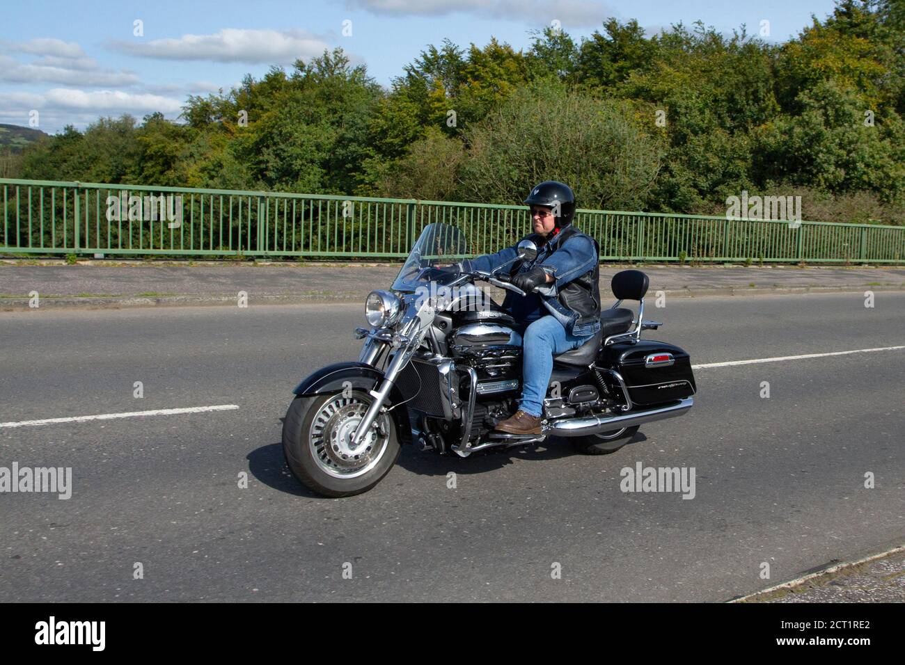 2008 Triumph Rocket 111 2294 cc; motard; transport à deux roues, motocyclettes, véhicule, routes, motos, motards motocyclisme à Chorley, Royaume-Uni Banque D'Images