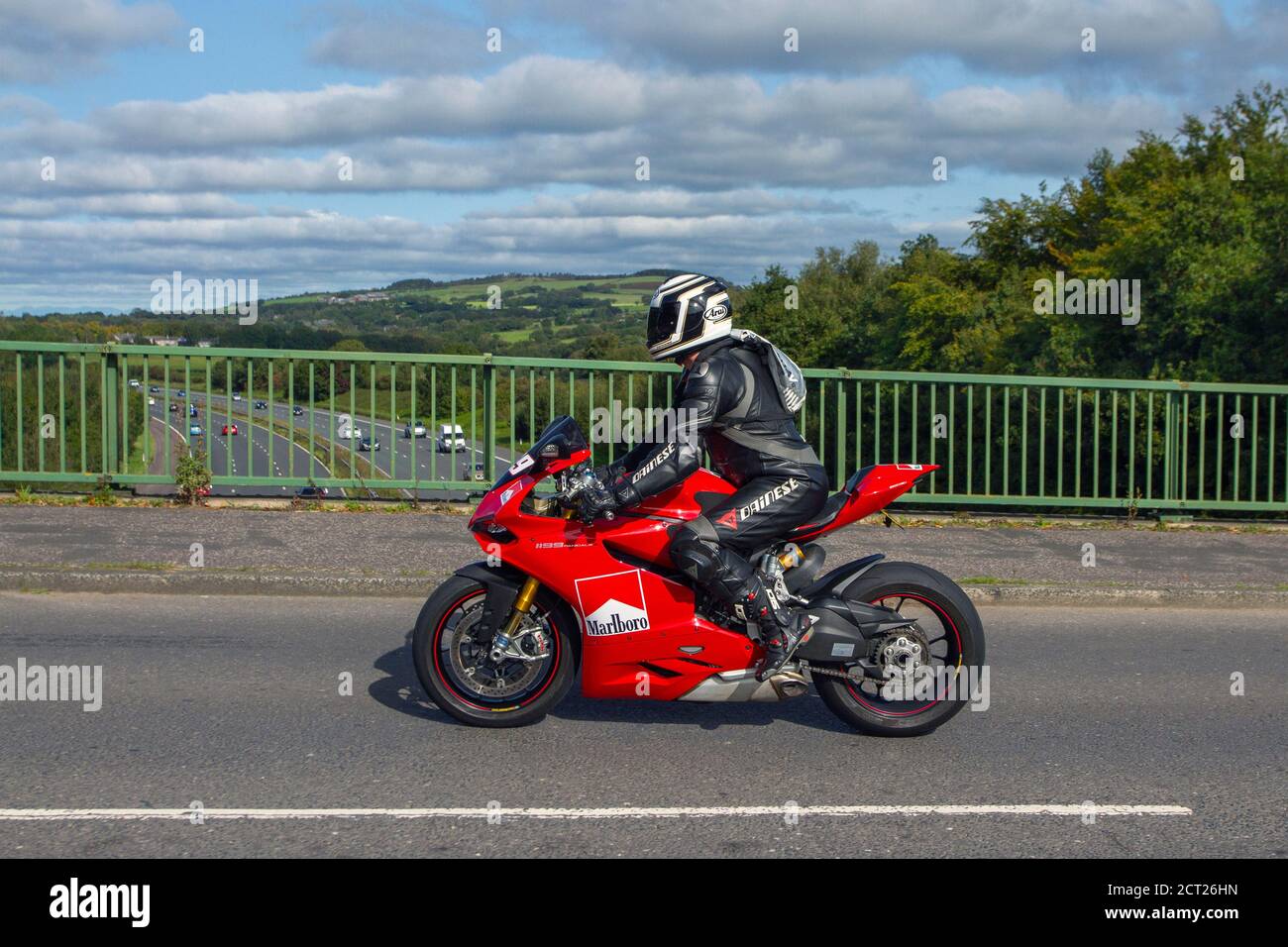 Combinaison Motard Anti-pluie A-pro - Nylon étanche - Bandes Réfléchissantes - Taille M Rouge