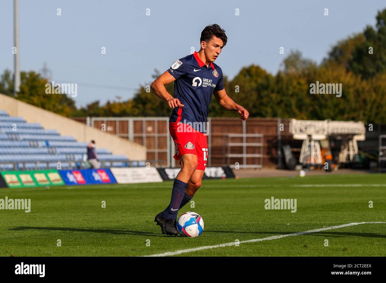 Oxford, Royaume-Uni. 19 septembre 2020. Luke O Nien de Sunderland pendant la Sky Bet League 1, match à huis clos entre Oxford United et Sunderland au Kassam Stadium, Oxford, Angleterre, le 19 septembre 2020. Photo de Nick Browning/Prime Media Images. Crédit : Prime Media Images/Alamy Live News Banque D'Images