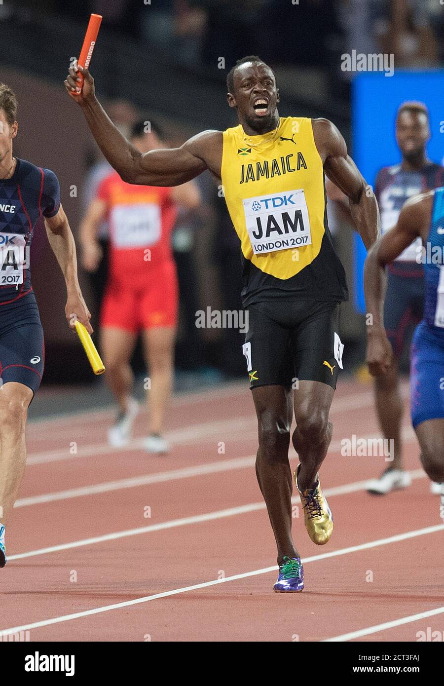Usain Bolt Relay Banque D Image Et Photos Alamy