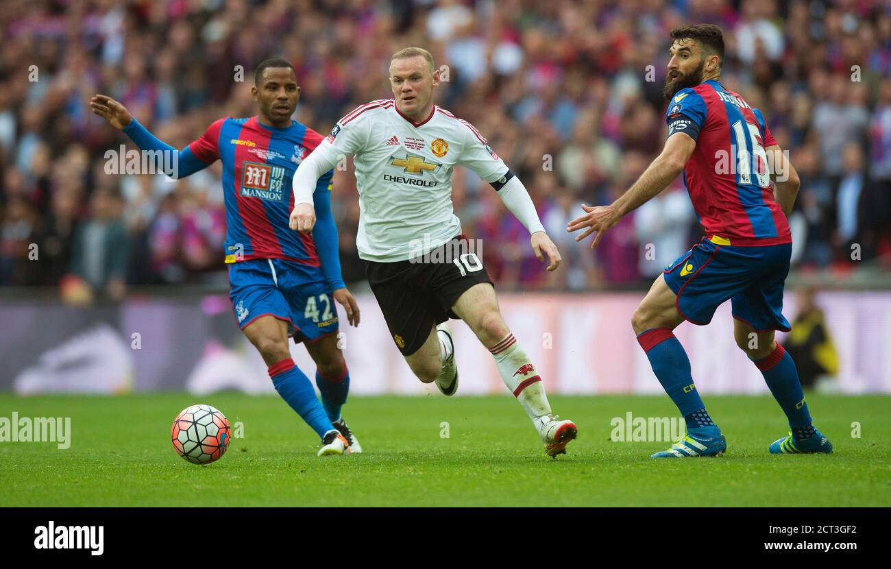 WAYNE ROONEY Crystal Palace / Manchester United FA Cup final - Stade Wembley. Photo : © Mark pain / Alamy Banque D'Images