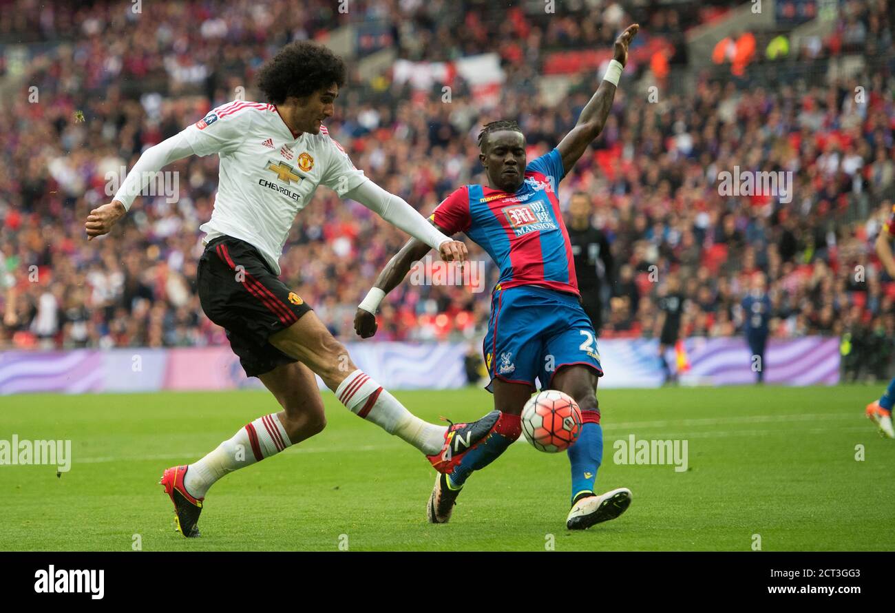 MAROUANE FELLINI Crystal Palace et Manchester United FA Cup final. PHOTO : © MARK PAIN / ALAMY Banque D'Images