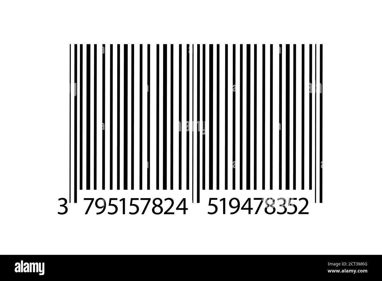 Icône de code-barres réaliste. Un code-barres moderne simple et plat. Marketing, le concept d'Internet. Illustration de Vecteur