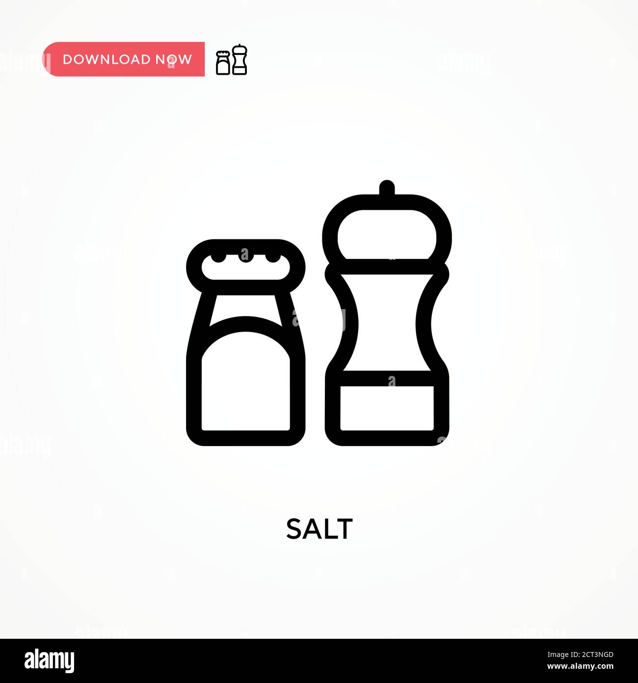 Icône de vecteur simple Salt. Illustration moderne et simple à vecteur plat pour site Web ou application mobile Illustration de Vecteur