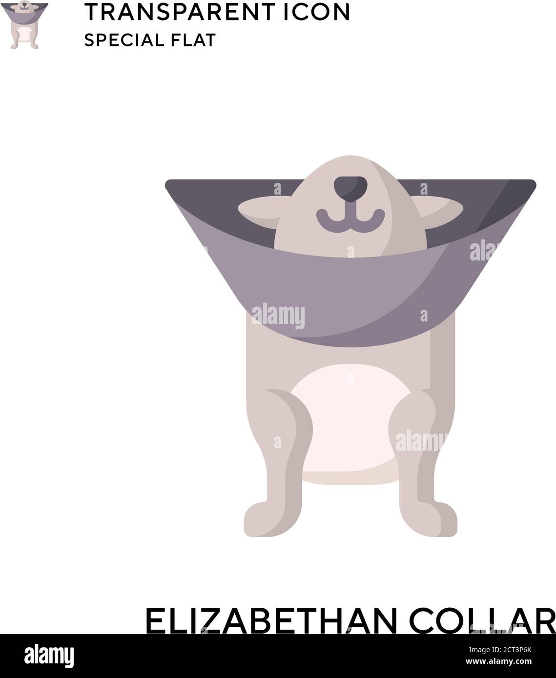 Icône vectorielle de col élisabéthain. Illustration de style plat. Vecteur EPS 10. Illustration de Vecteur