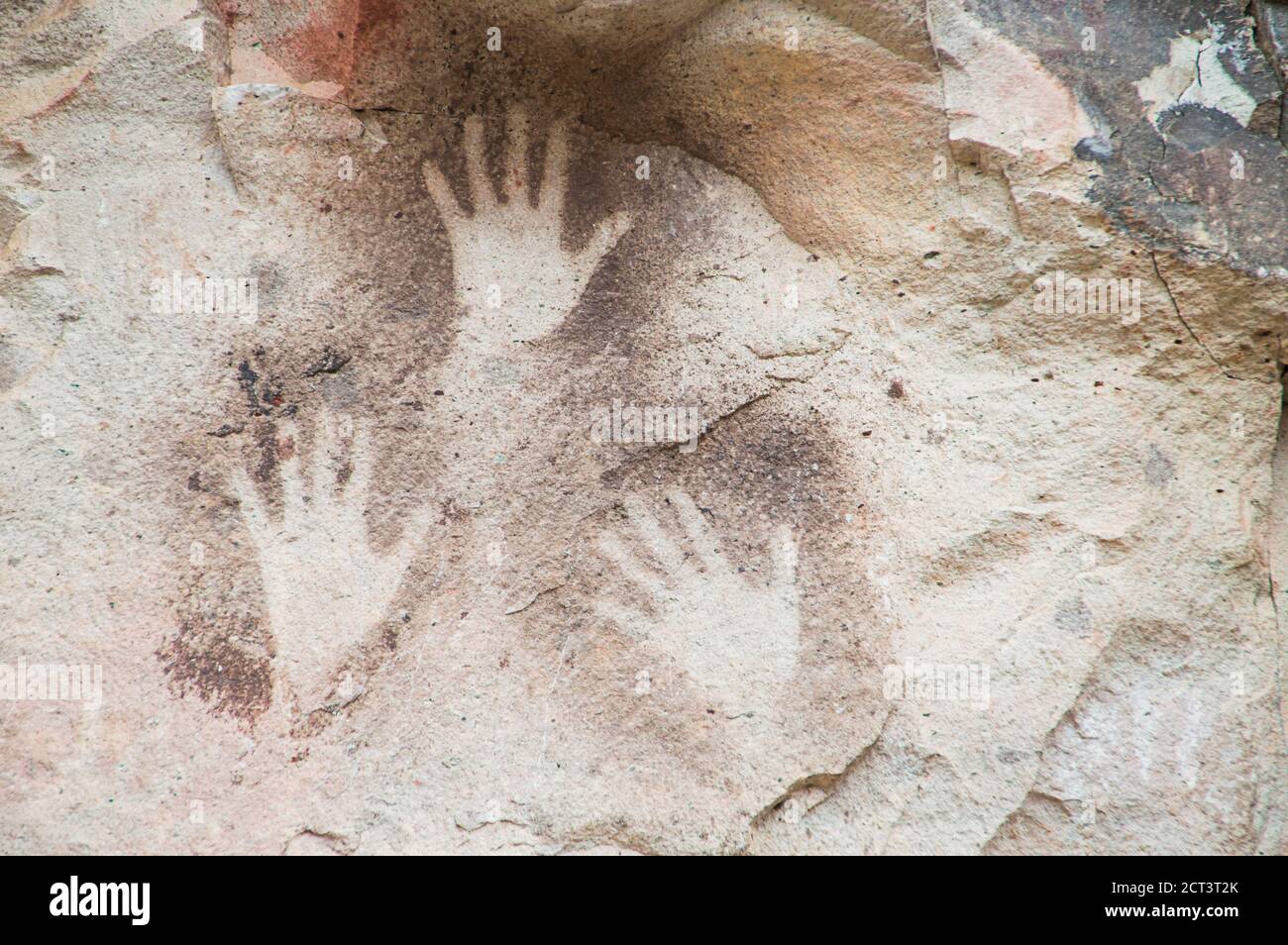 Cueva de las Manos (grotte des mains), province de Santa Cruz, Patagonie, Argentine, Amérique du Sud Banque D'Images