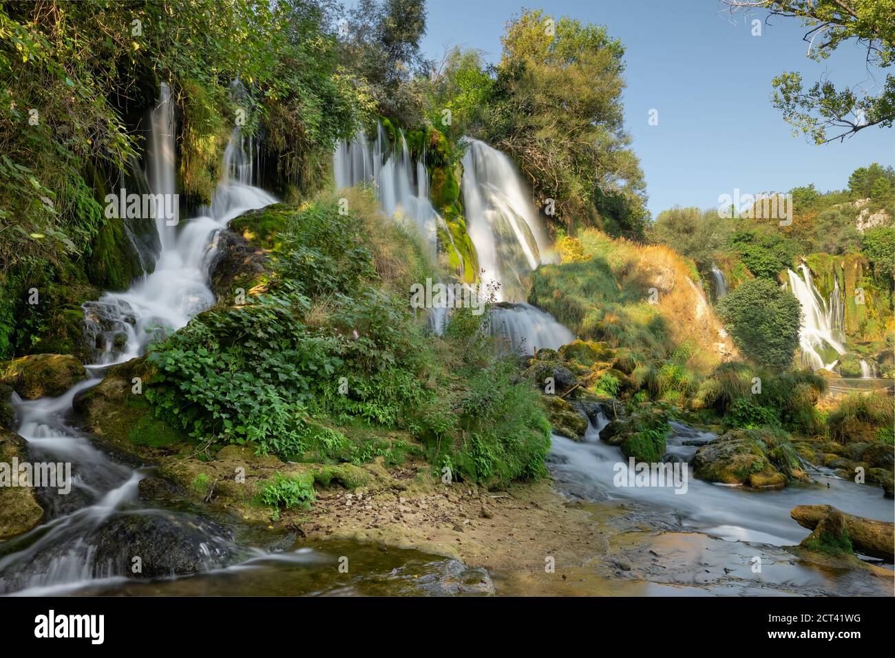 Cascade de Kravica sur la rivière Trebizat, Bosnie-Herzégovine Banque D'Images