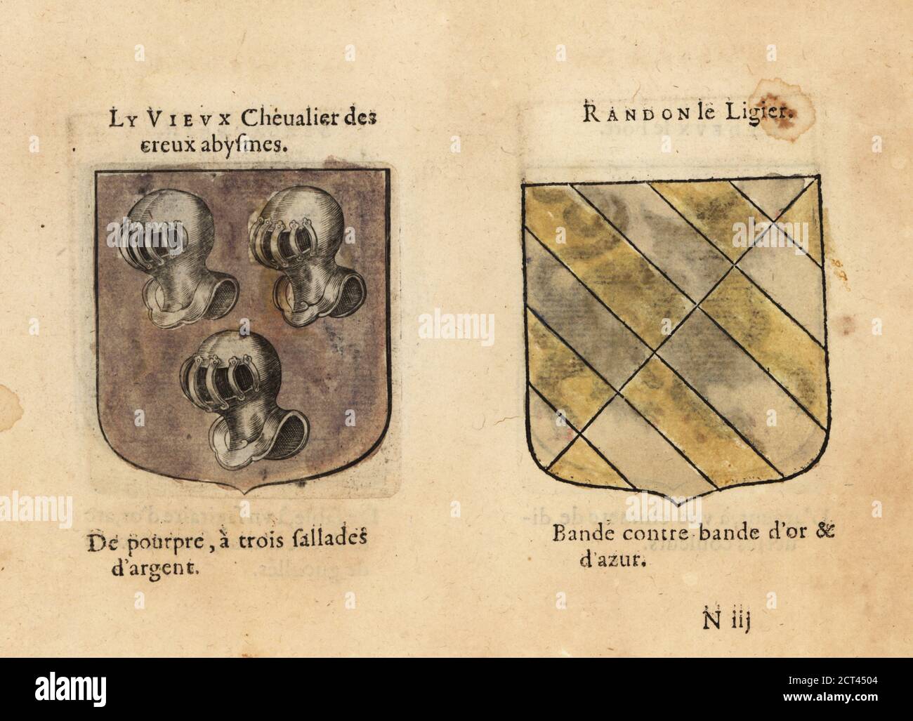 Blason chevaliers de la table ronde Banque de photographies et d’images