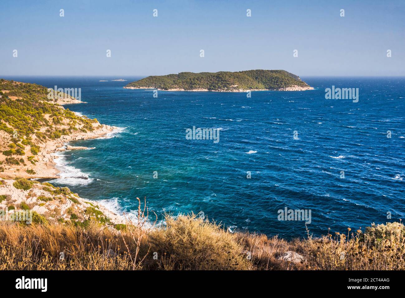Spetses, Iles Saroniques, région Attique, Côte Egée, Grèce, Europe Banque D'Images