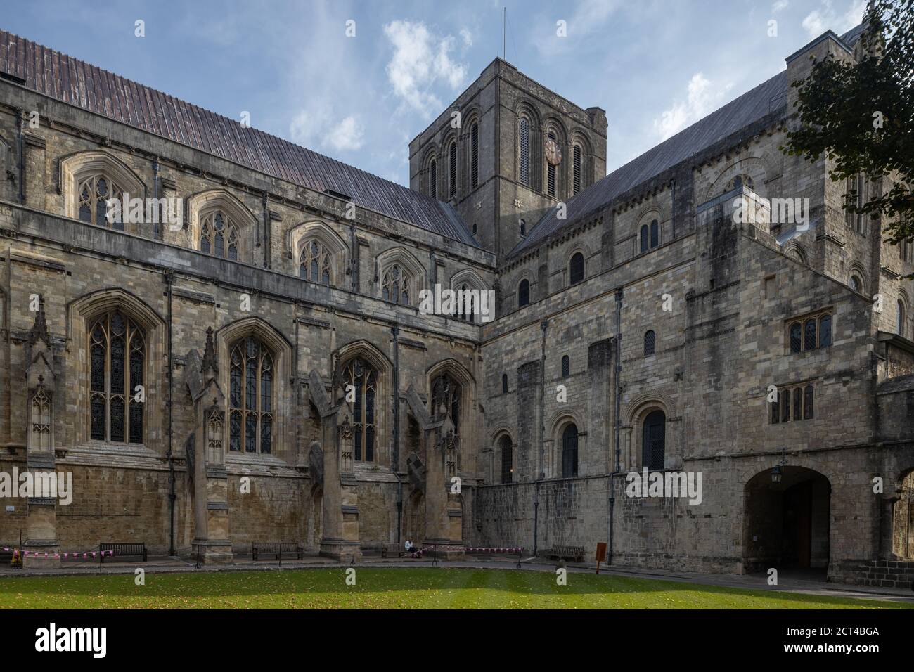 La cathédrale de Winchester, Winchester, Hampshire, England, UK Banque D'Images