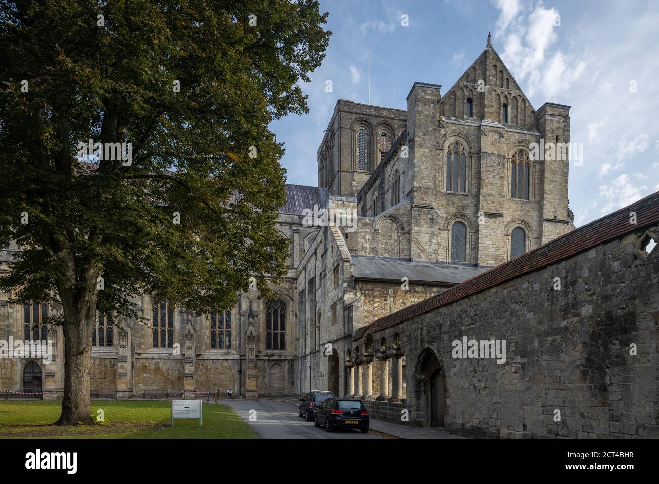 La cathédrale de Winchester, Winchester, Hampshire, England, UK Banque D'Images