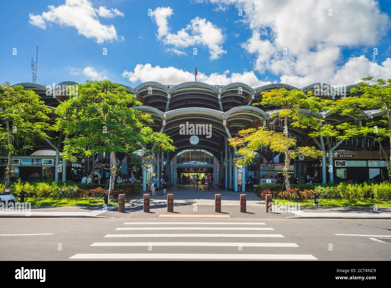 16 septembre 2020 : la gare de Taitung se trouve à la jonction de la ligne principale de la côte est de TRA, de la ligne de liaison Sud et de la ligne Hualien Taitung dans taitung ci Banque D'Images