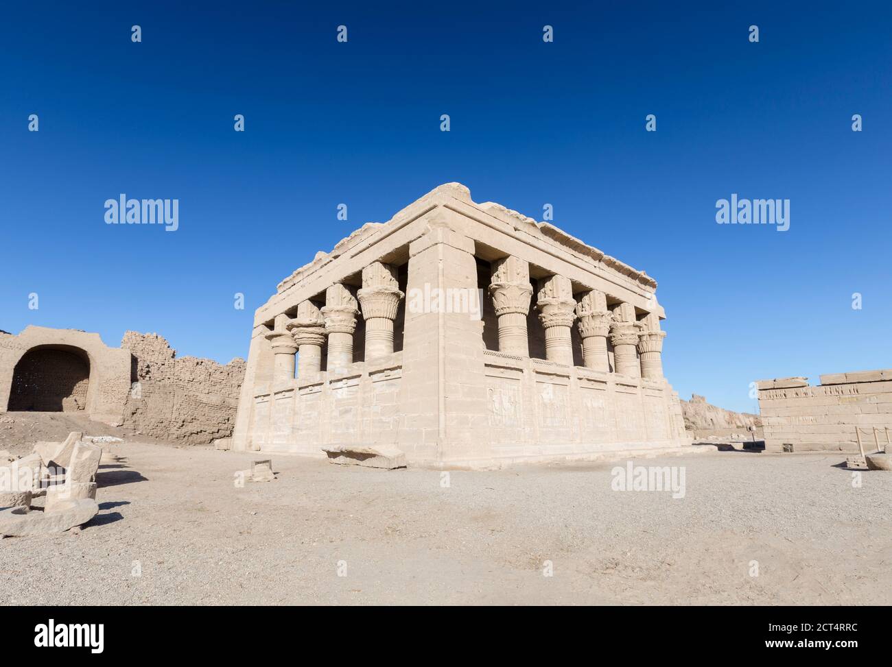 Roman Mammisi, temple de Hathor, Dendara, Égypte Banque D'Images