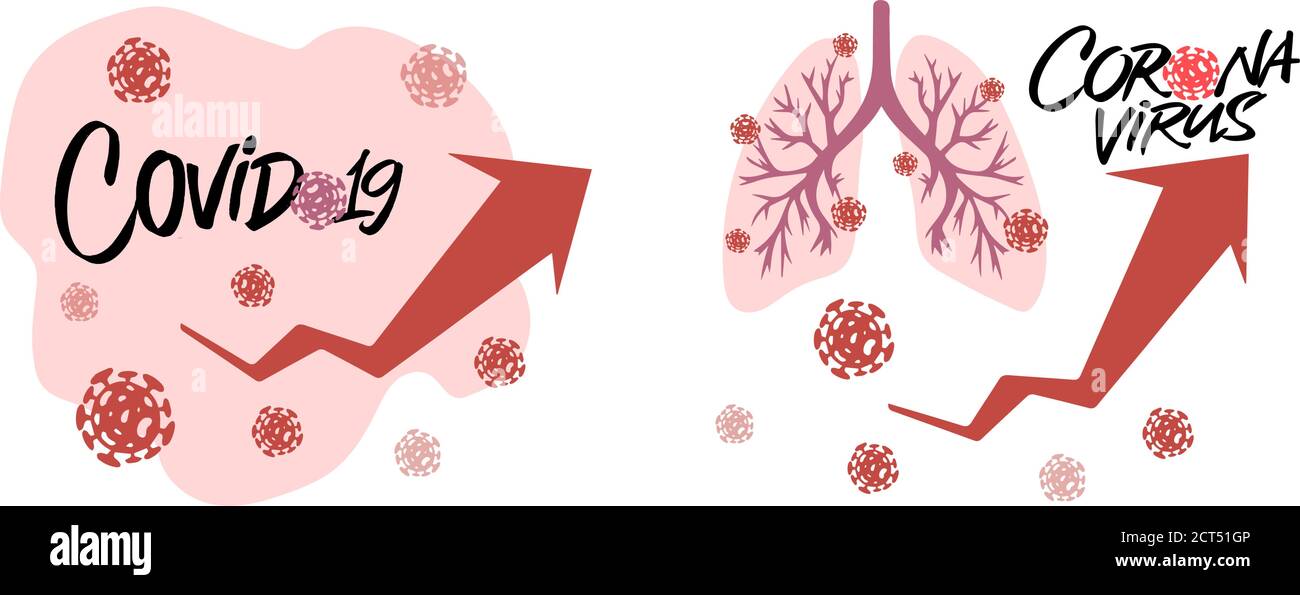 La courbe du coronavirus COVID-19 (2019-nCOV). Agir tôt pour arrêter la pandémie. Illustration de Vecteur