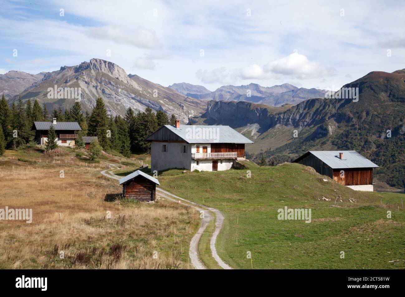 Cormets de Roselend Savoie Banque D'Images