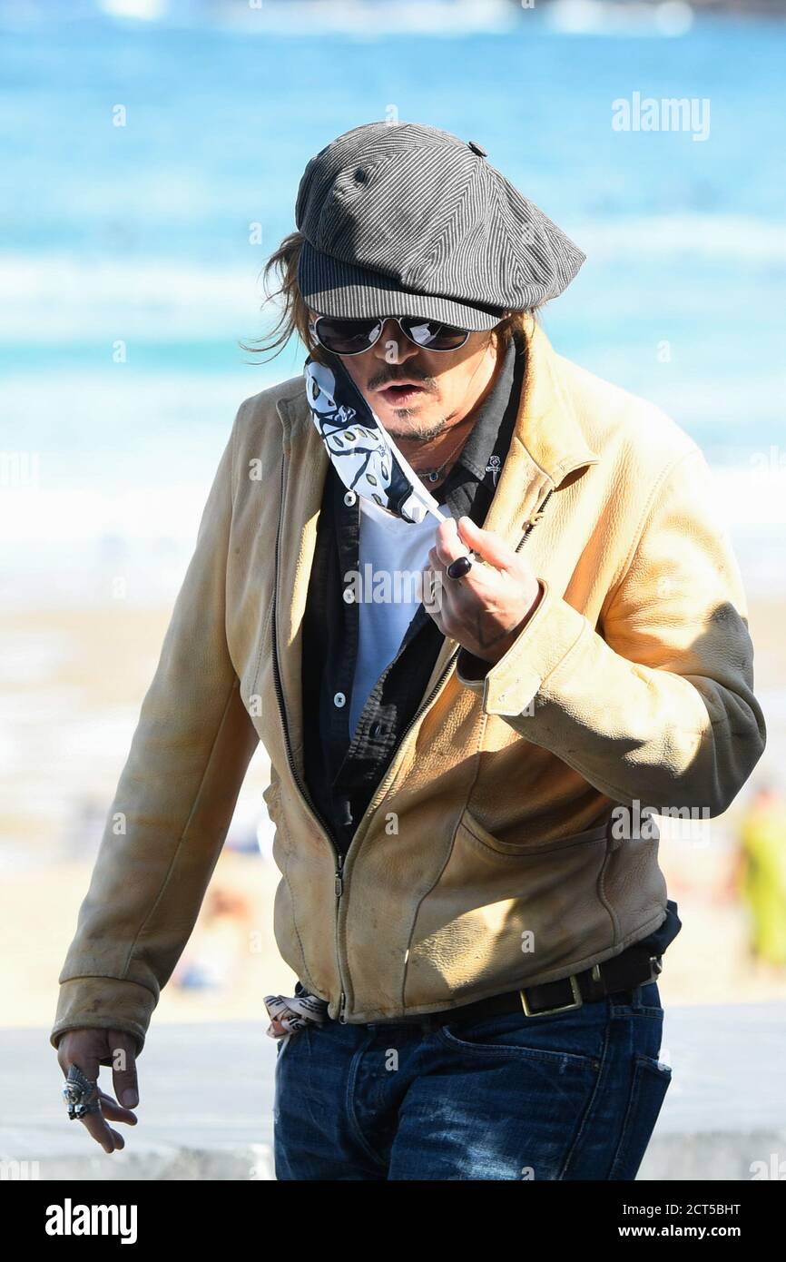 Saint-Sébastien, Espagne. 20 septembre 2020. **NO ESPAGNE** Johnny Depp au 'Crock of Gold: Quelques tours avec Shane MacGowan' Photocall pendant le 68e Festival International du film de San Sebastian au Palais Kursaal le 20 septembre 2020 à Donostia/San Sebastian, Espagne. Crédit : Jimmy Olsen/Media Punch/Alay Live News Banque D'Images