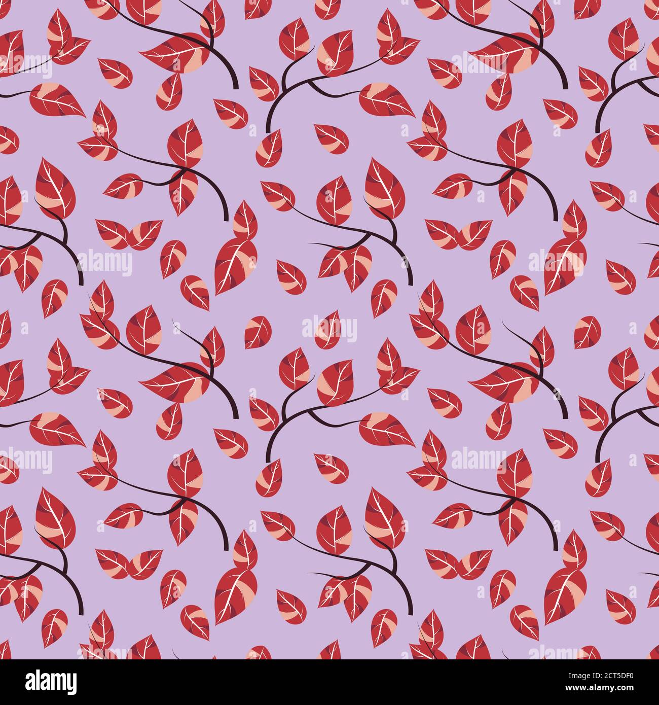 Motif automnal coloré sans coutures Illustration de Vecteur