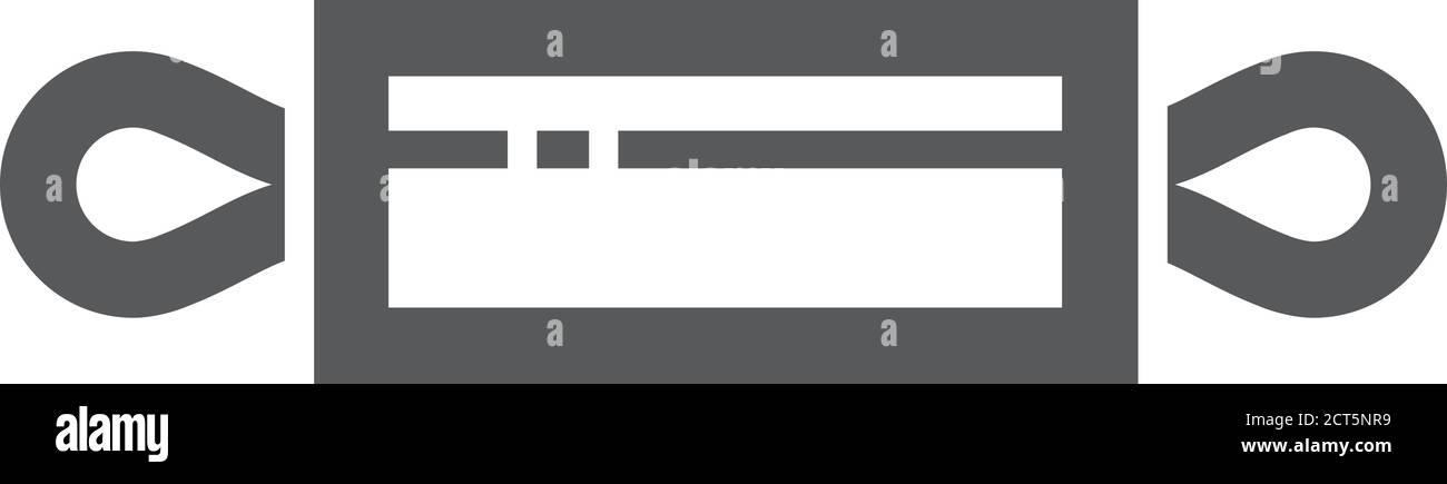 Icône de rouleau en bois avec contour épais. Illustration vectorielle monochrome noir et blanc. Illustration de Vecteur