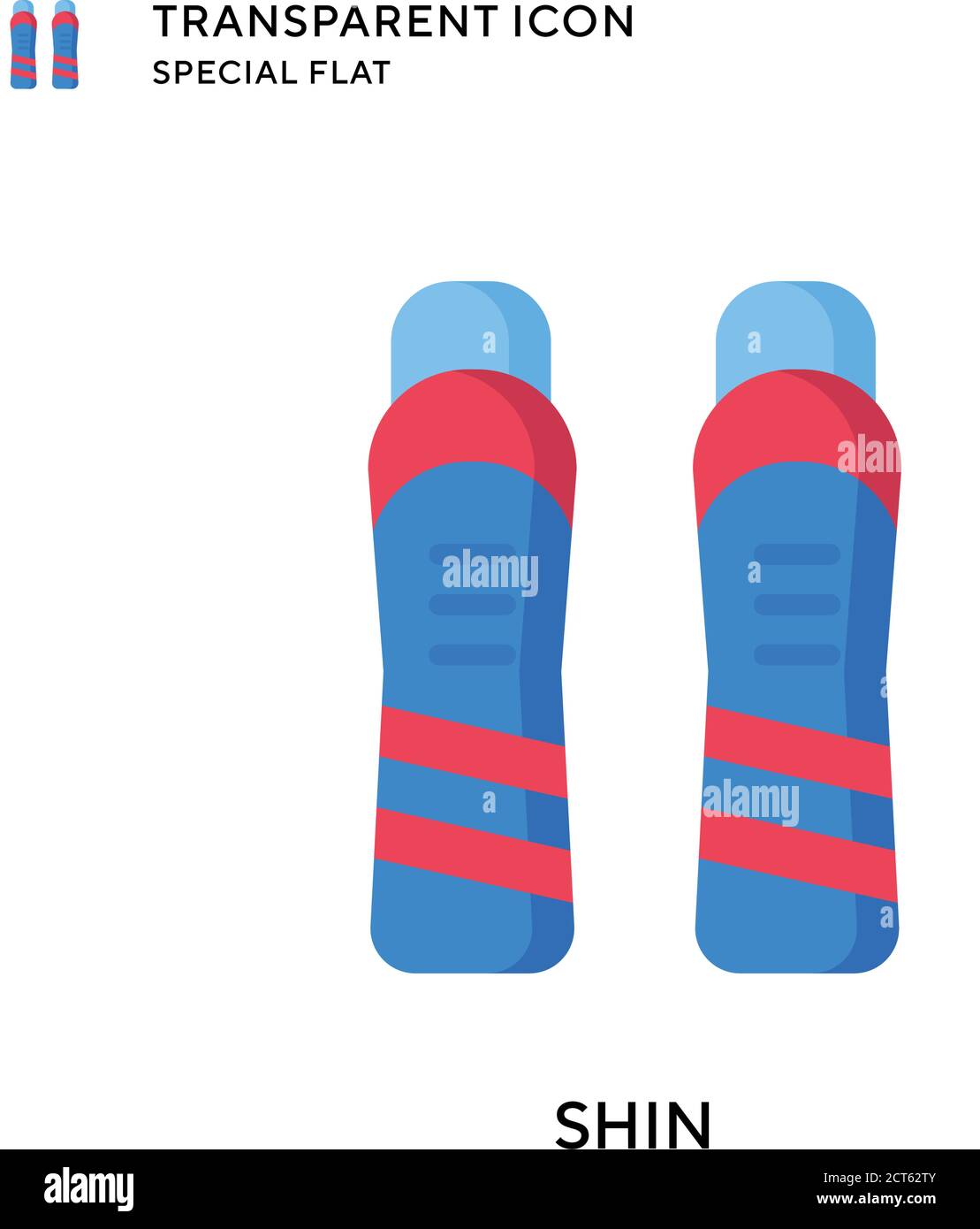 Icône de vecteur de shin. Illustration de style plat. Vecteur EPS 10. Illustration de Vecteur