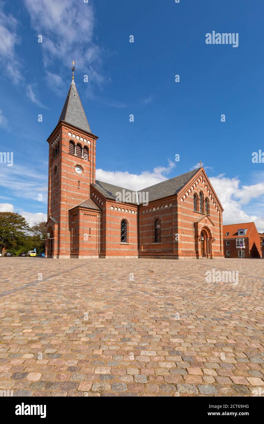 Église de notre Sauveur ou Frelsers de VOR Kirke à Esbjerg, Danemark Banque D'Images