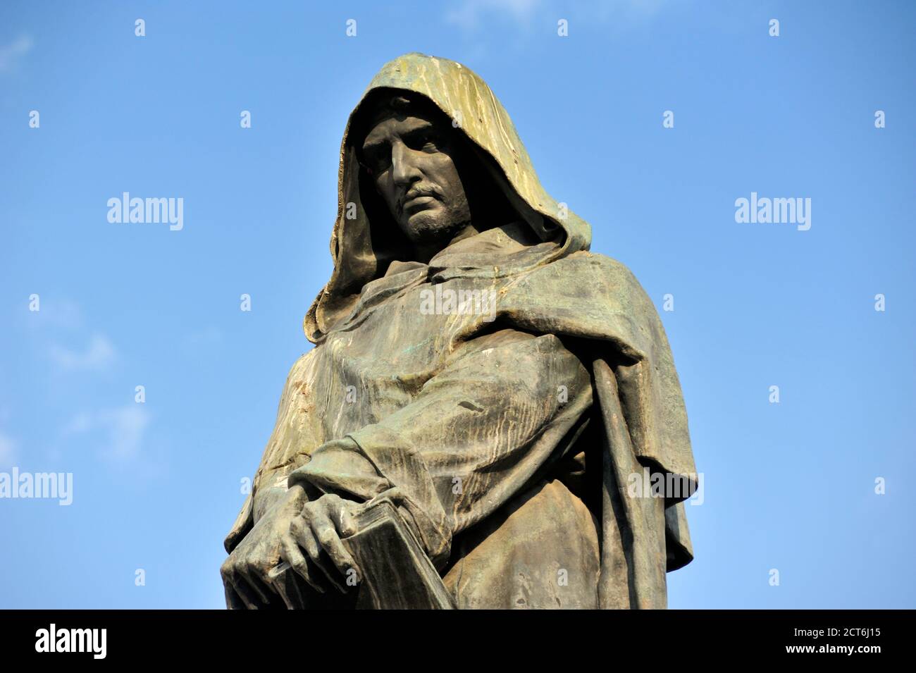 Italie, Rome, Campo de' Fiori, Giordano Bruno Banque D'Images