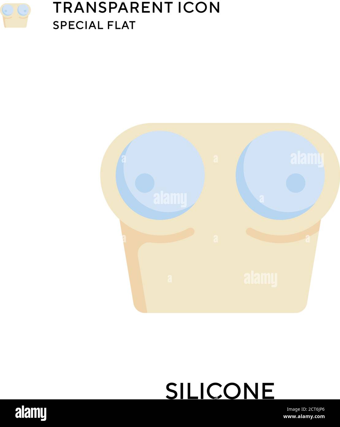 Icône vecteur silicone. Illustration de style plat. Vecteur EPS 10. Illustration de Vecteur