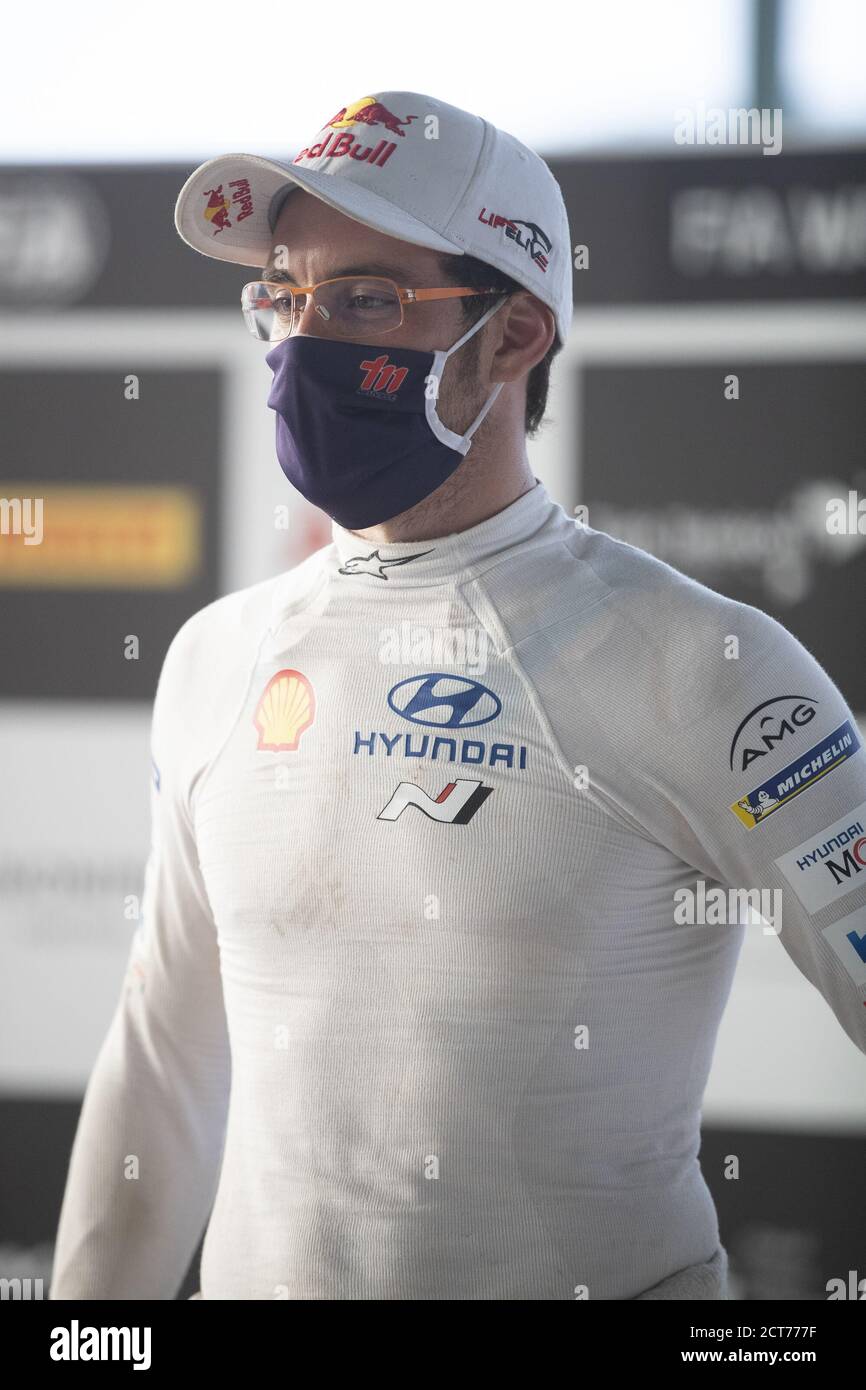 NEUVILLE Thierry (bel), Hyundai i20 coupe WRC, Hyundai Shell MOBIS WRT, portrait lors du rallye 2020 de Turquie, 5e tour de la FIA WRC Champi 2020 Banque D'Images