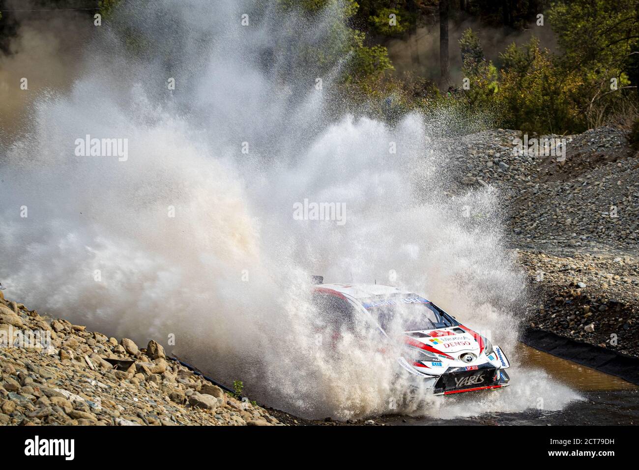 Lors du Rallye de Turquie 2020, 5ème tour du Championnat WRC 2020 de la FIA du 18 au 20 septembre 2020 à Marmaris, Mugla en Turquie - photo Gregory Banque D'Images