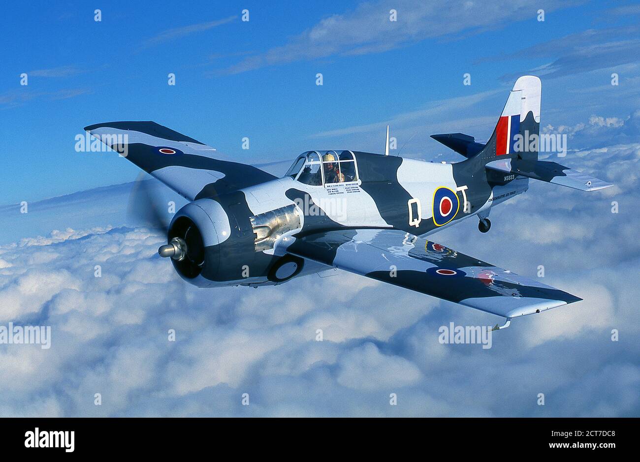 Grumman F4F/FM2 Wildcat Seconde Guerre mondiale Navy-Marine Fighter. Banque D'Images