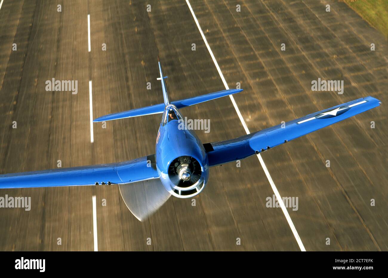 Grumman F6F Hellcat Seconde Guerre mondiale avion Marine/Marine Fighter Banque D'Images