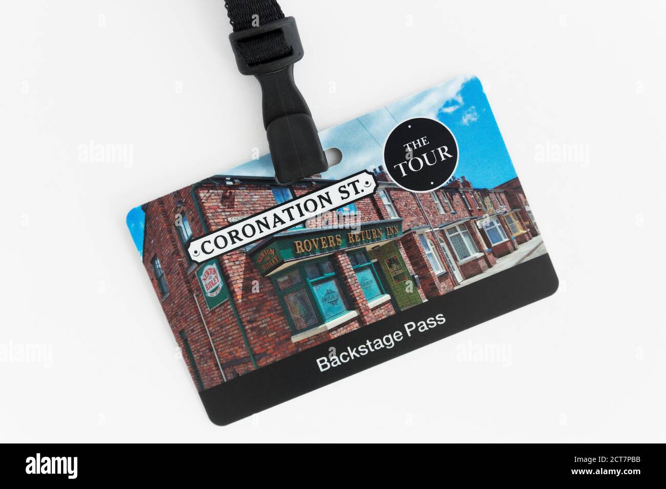 Passe pour les coulisses de la visite de Coronation Street aux Granada Studios, Manchester, Royaume-Uni Banque D'Images
