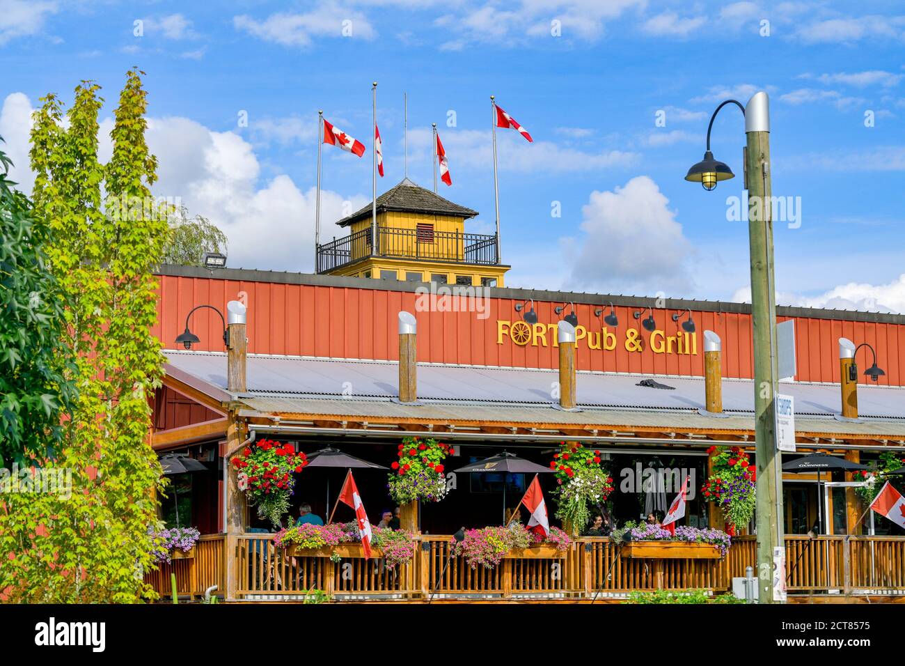 Fort Pub and Grill, fort Langley, Colombie-Britannique, Canada Banque D'Images