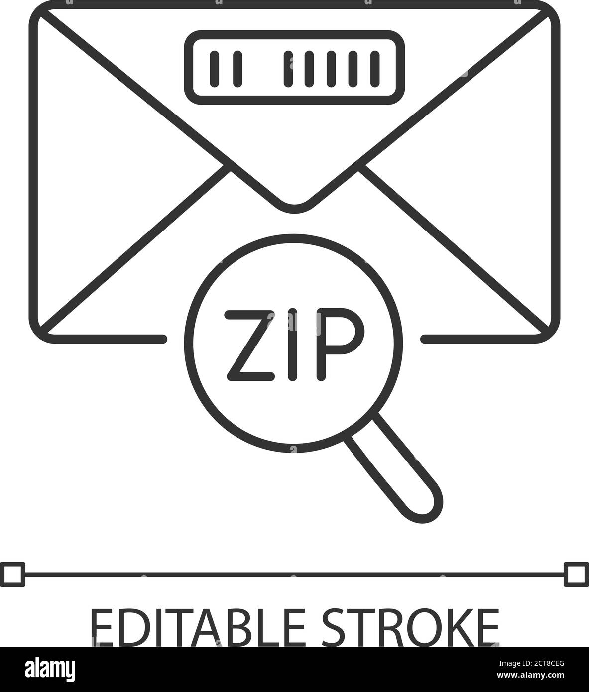 Segno postale Banque d'images vectorielles - Alamy