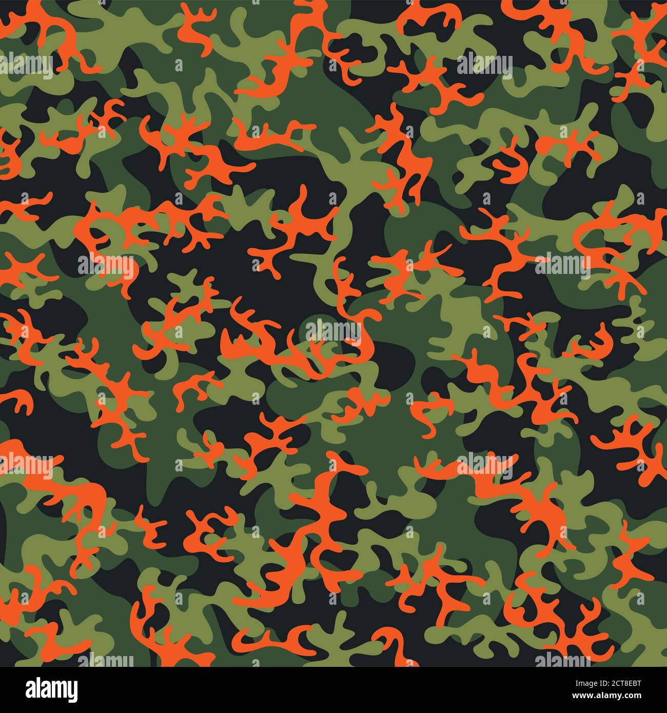 Arrière-plan à motif camouflage militaire sans couture Banque D'Images