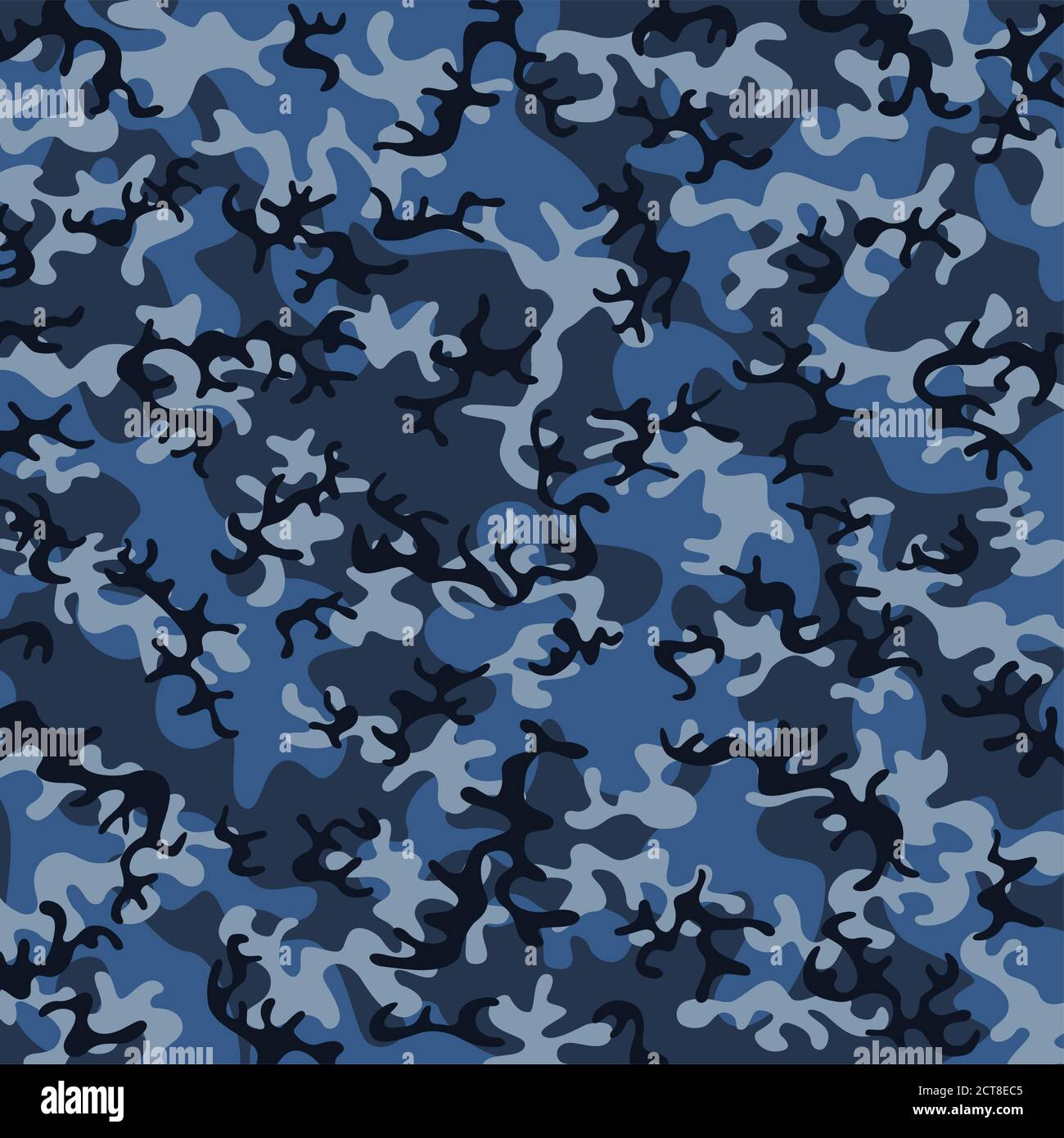 Military blue camouflage seamless pattern Banque de photographies et  d'images à haute résolution - Alamy