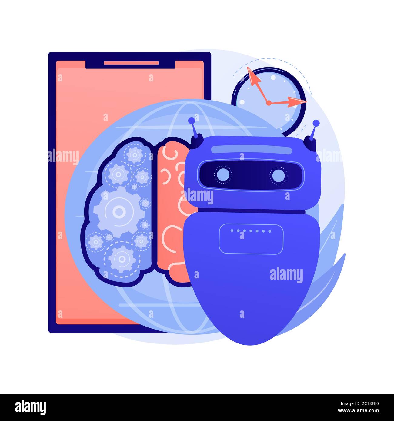 Singularité technologique illustration du vecteur de concept abstrait. Illustration de Vecteur