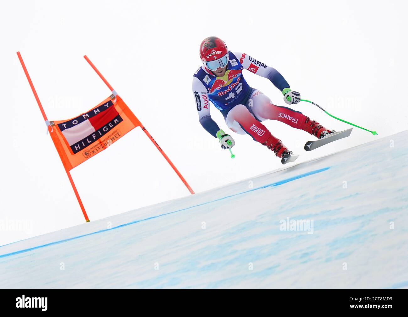 Blaise Giezendanner lors de l'épreuve de descente des hommes pour la coupe du monde de ski alpin FIS à Kitzbuhel, Autriche. CRÉDIT PHOTO : © MARK PAIN / ALAMY Banque D'Images