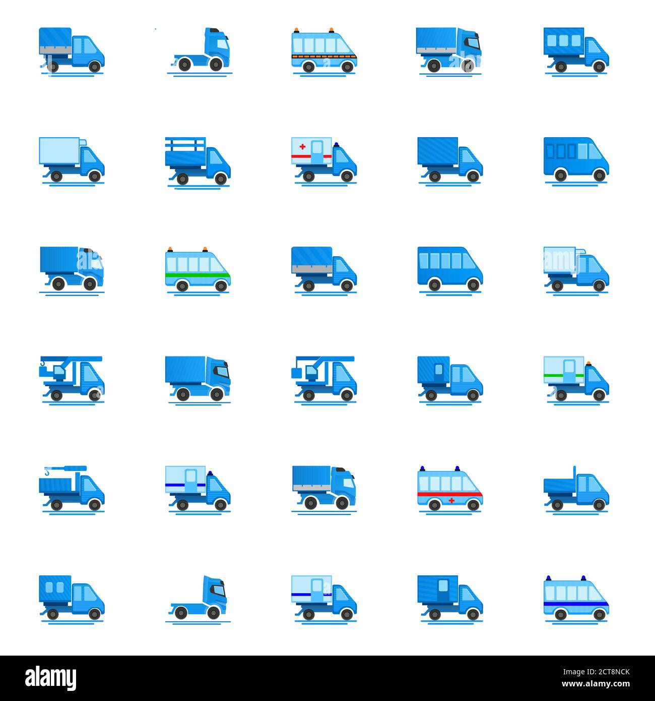 Icône transport 2 30 Illustration de Vecteur