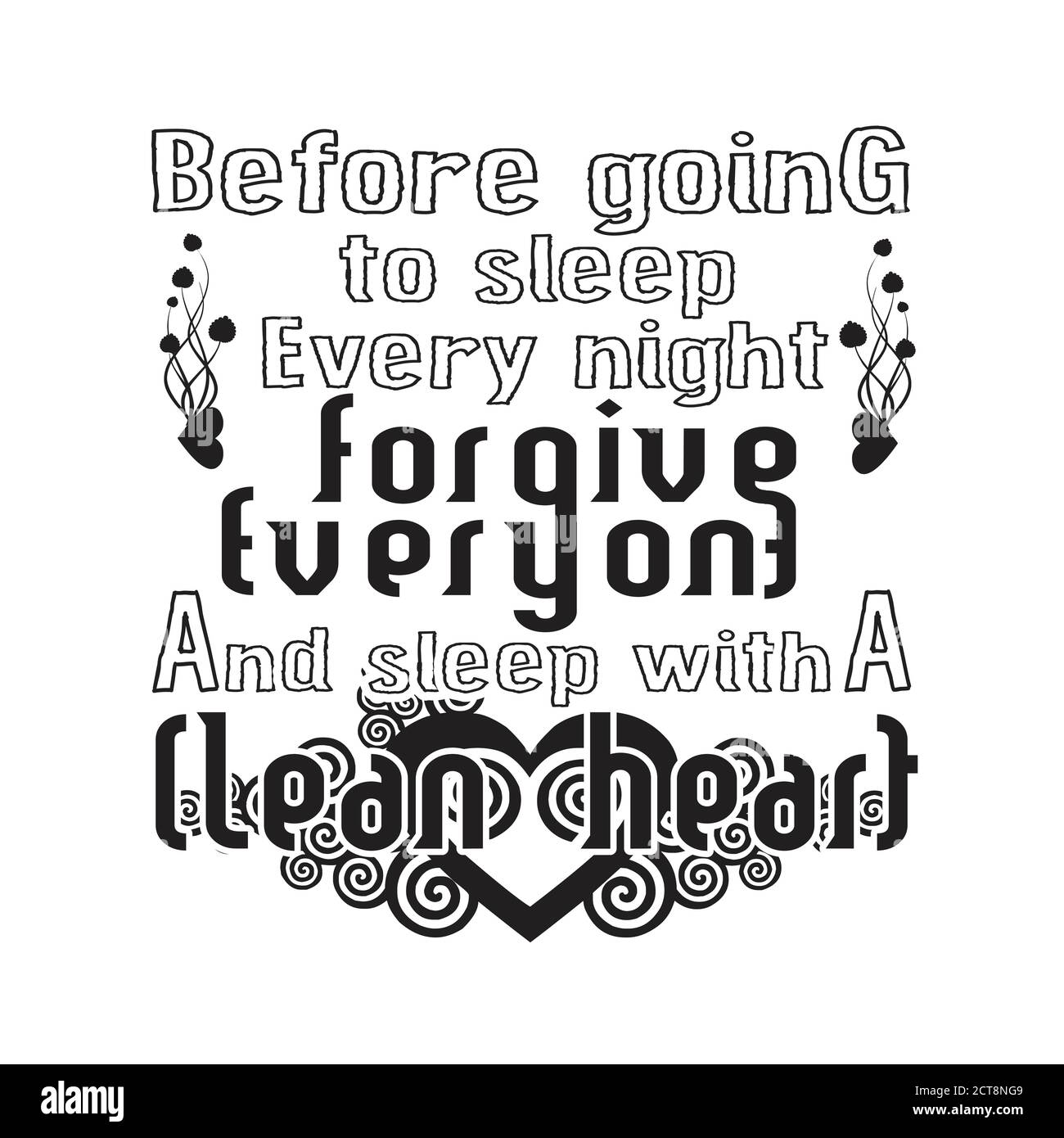 Musulman Citation Et Dire Bon Pour T Shirt Avant D Aller Dormir Tous Les Soirs Image Vectorielle Stock Alamy