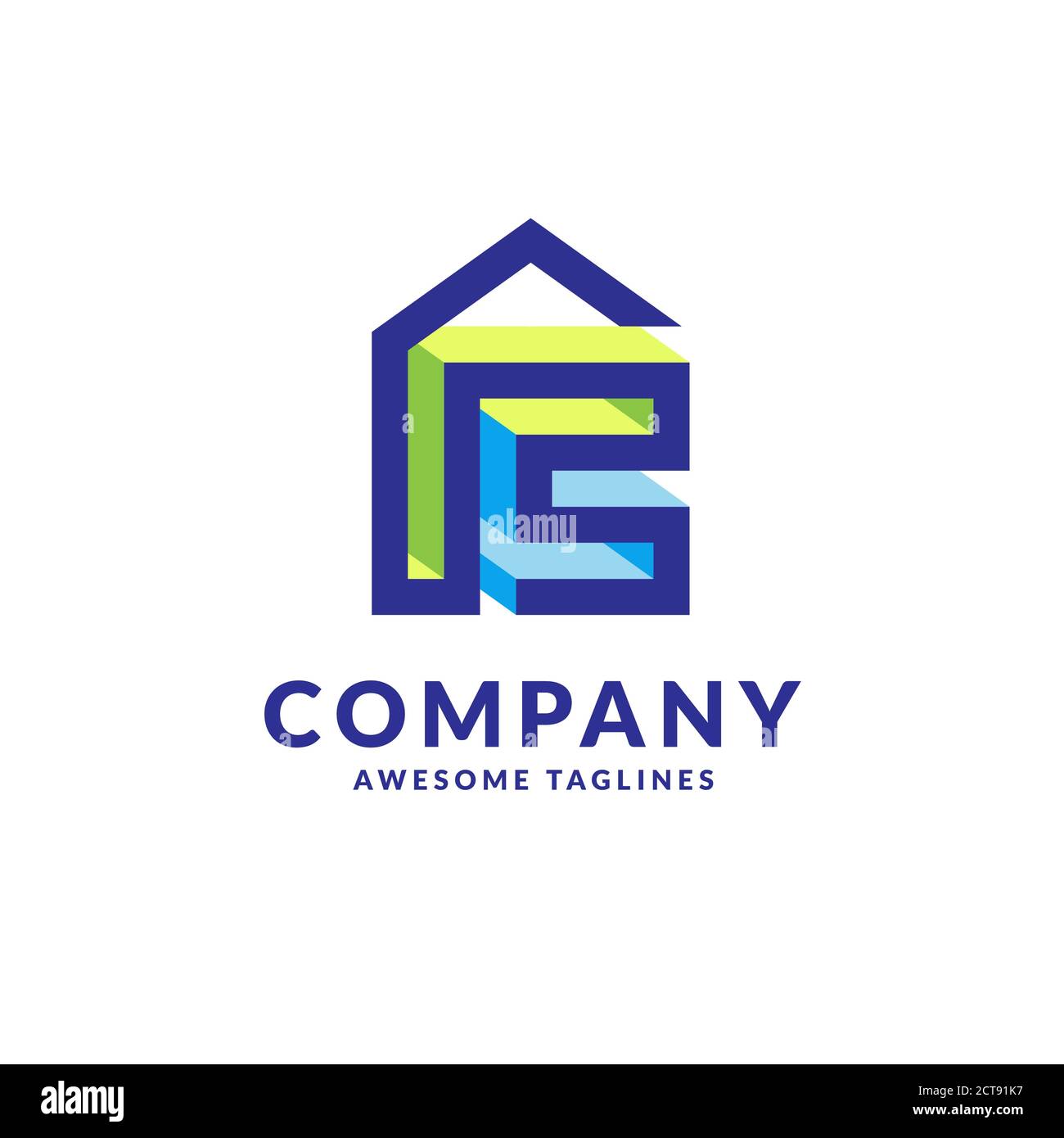 Création simple ligne maison géométrique logo vecteur, Premium simple maison design pour la décoration illustration vectorielle Illustration de Vecteur