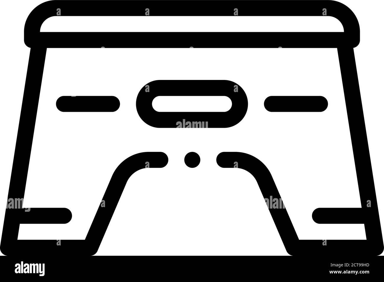 socle pour illustration du contour vectoriel de l'icône de bébé Illustration de Vecteur