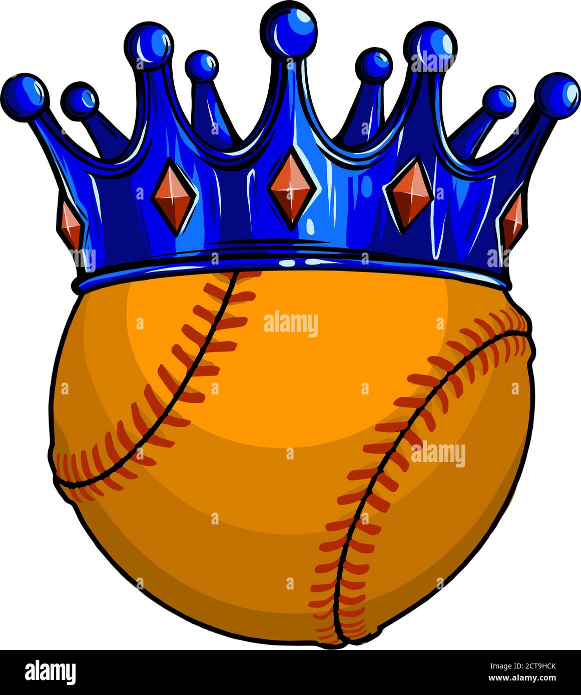 Ballon de baseball sur fond blanc illustration vectorielle Illustration de Vecteur