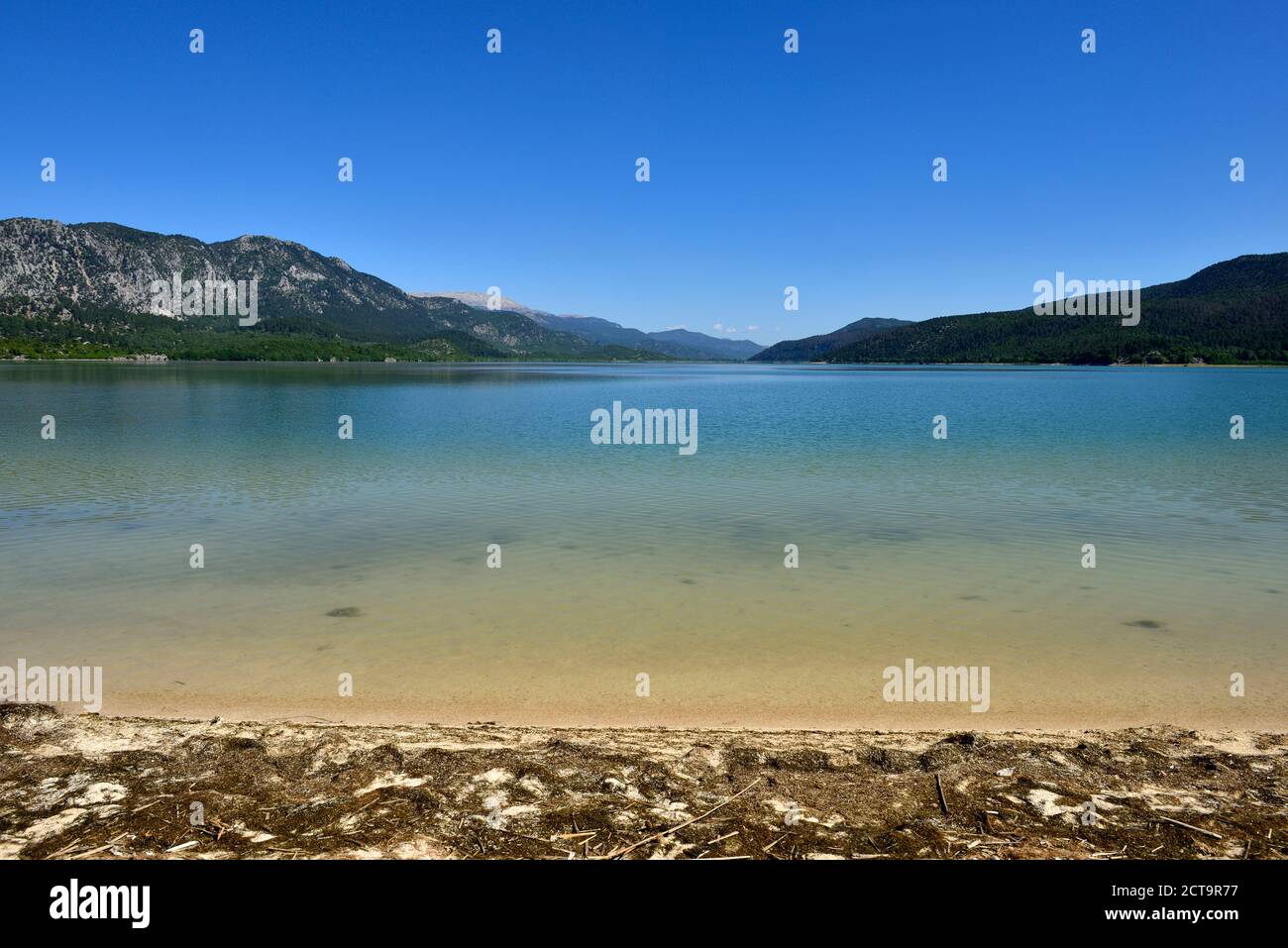 La Turquie, Province d'Isparta, la Pisidie, Taurus, plage de Kovada Lake National Park Banque D'Images