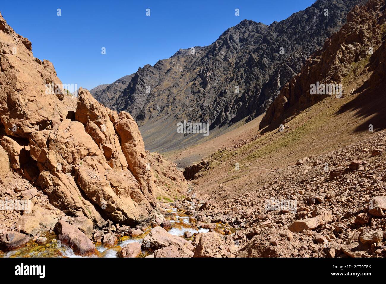 L'Iran, province de Mazandaran, montagnes Alborz, Takht-e Massif de Suleyman, Khoram Dasht valley Banque D'Images