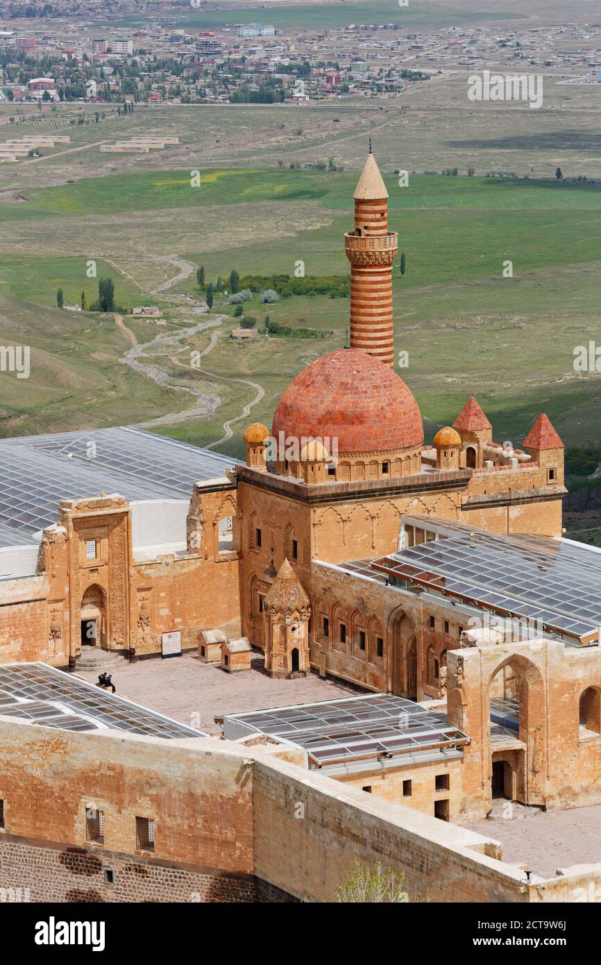 La Turquie, l'Anatolie orientale, de l'Agroalimentaire, province de Dogubeyazit, Ishak Pasha Palace Banque D'Images