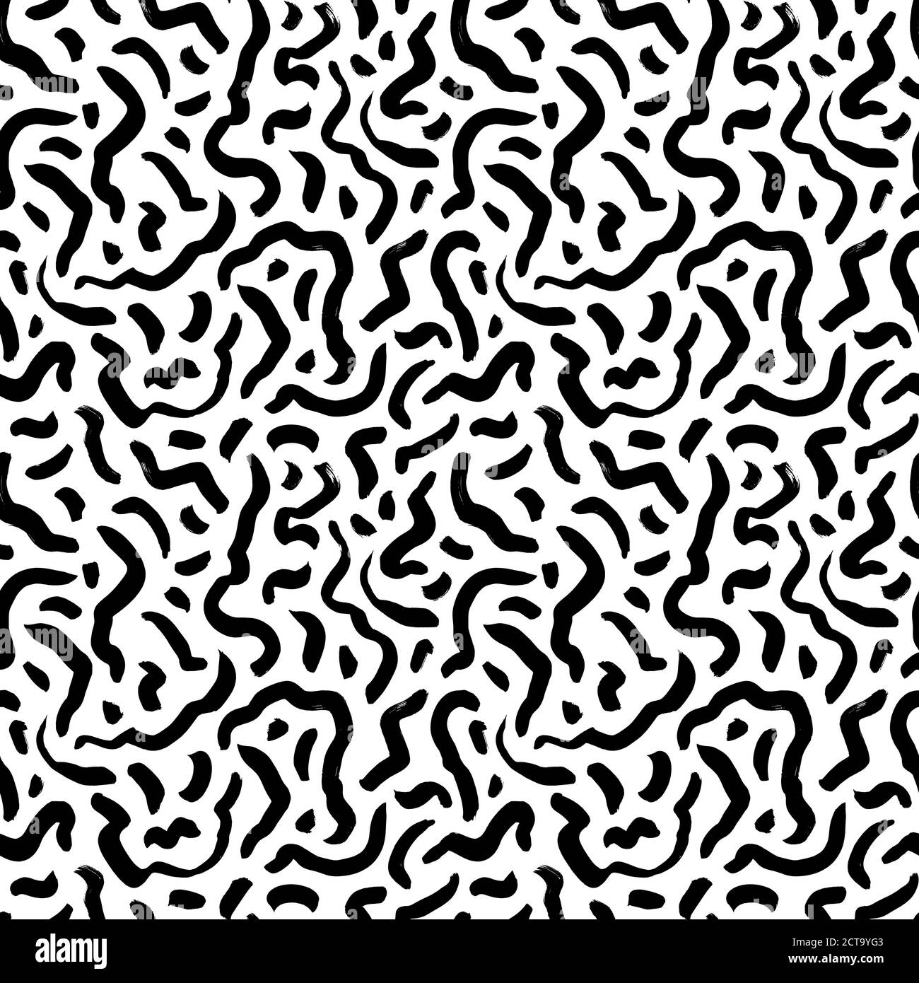 Formes à balayage vectorisées sans couture. Illustration de Vecteur